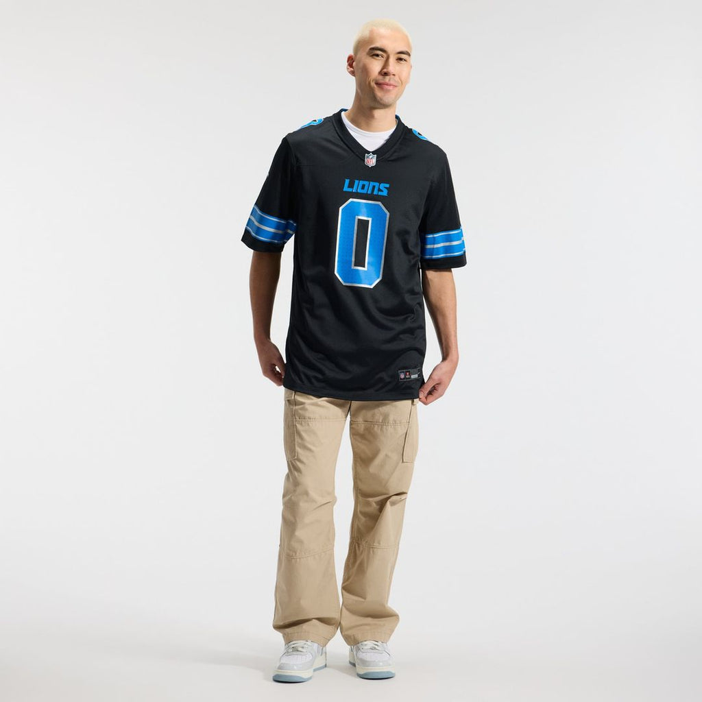 Jahmyr Gibbs Detroit Lions Game Jersey - White