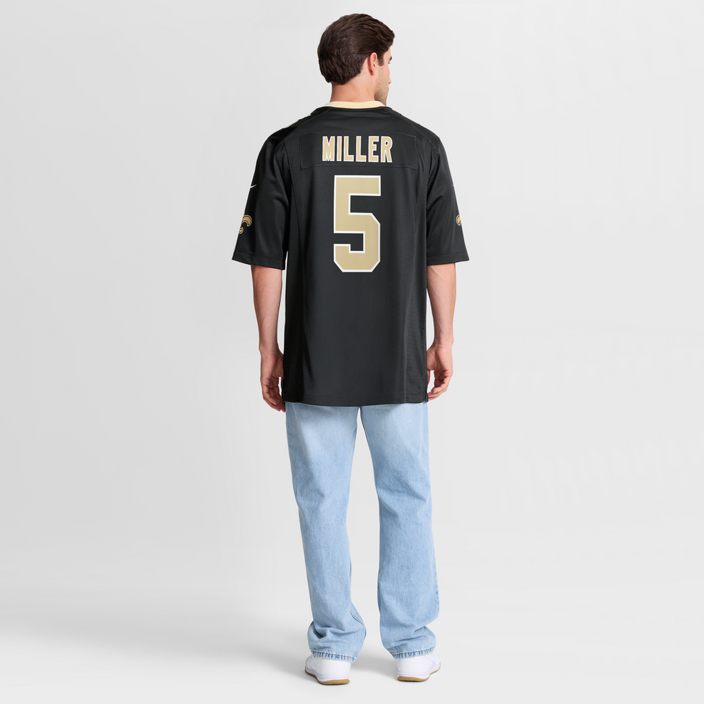 Kendre Miller New Orleans Saints Game Jersey - Black
