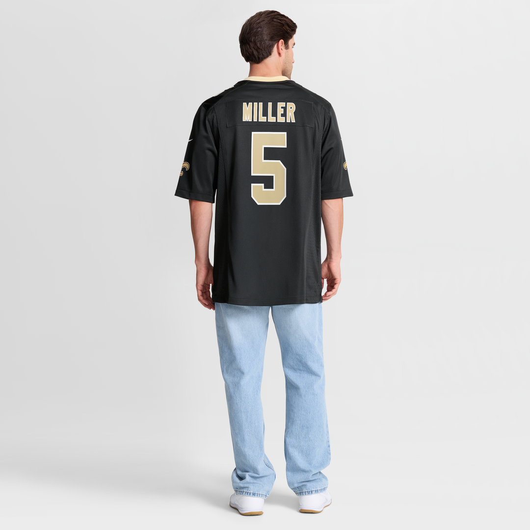 Kendre Miller New Orleans Saints Game Jersey - Black