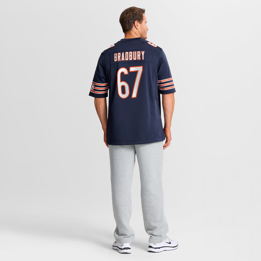 Garrett Bradbury Chicago Bears Game Jersey - Navy
