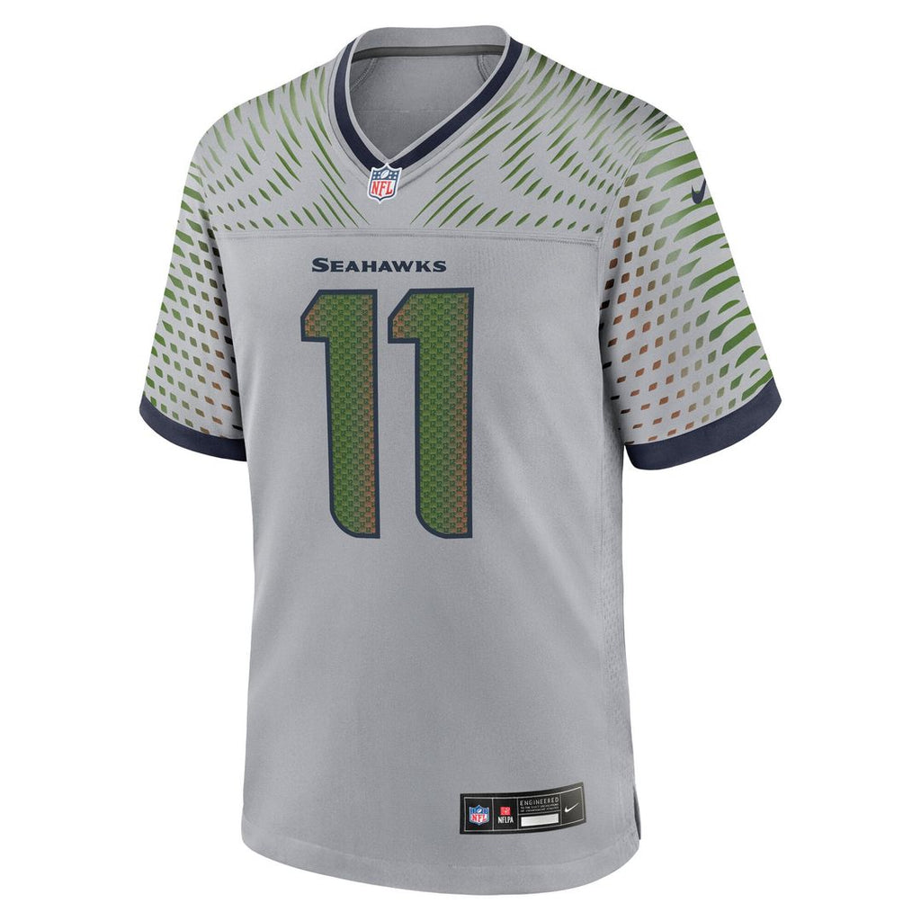 Jaxon Smith-Njigba Seattle Seahawks Rivalries Collection Game Jersey - Gray