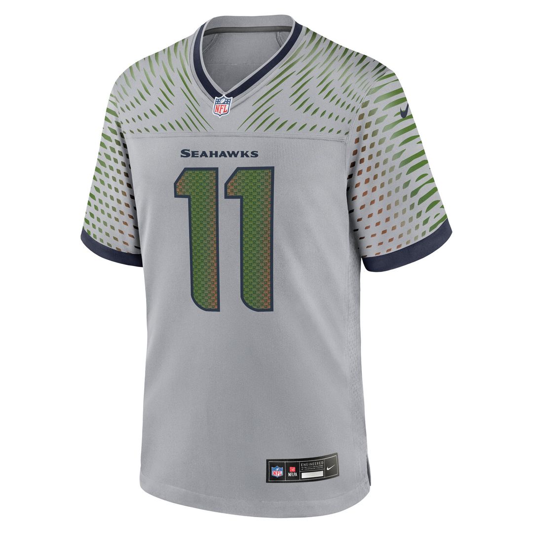Jaxon Smith-Njigba Seattle Seahawks Rivalries Collection Game Jersey - Gray