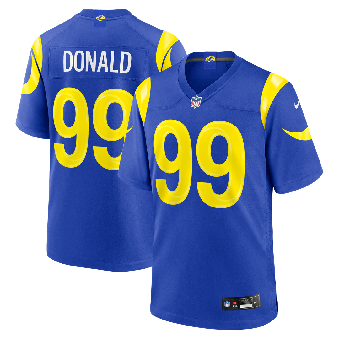 Aaron Donald Los Angeles Rams Game Jersey - White