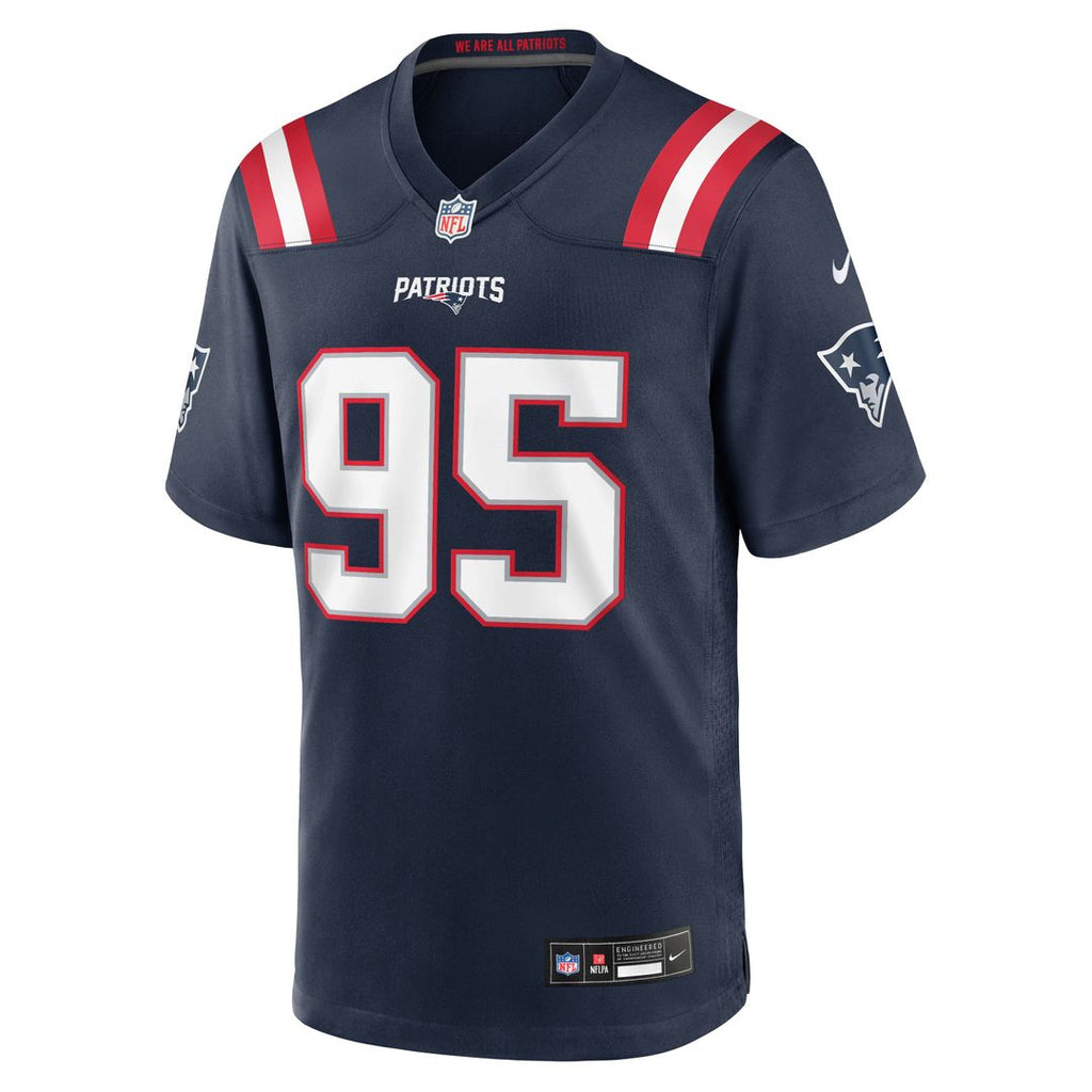 Eric Gregory New England Patriots Game Jersey - Navy
