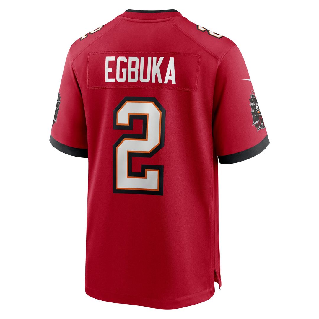 Emeka Egbuka Tampa Bay Buccaneers Game Jersey - Red