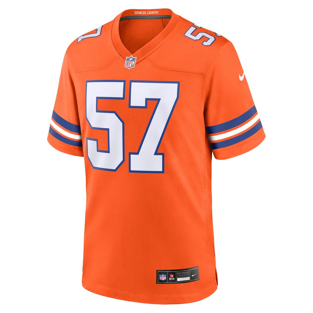 Tom Jackson Denver Broncos Alternate Game Jersey - Orange
