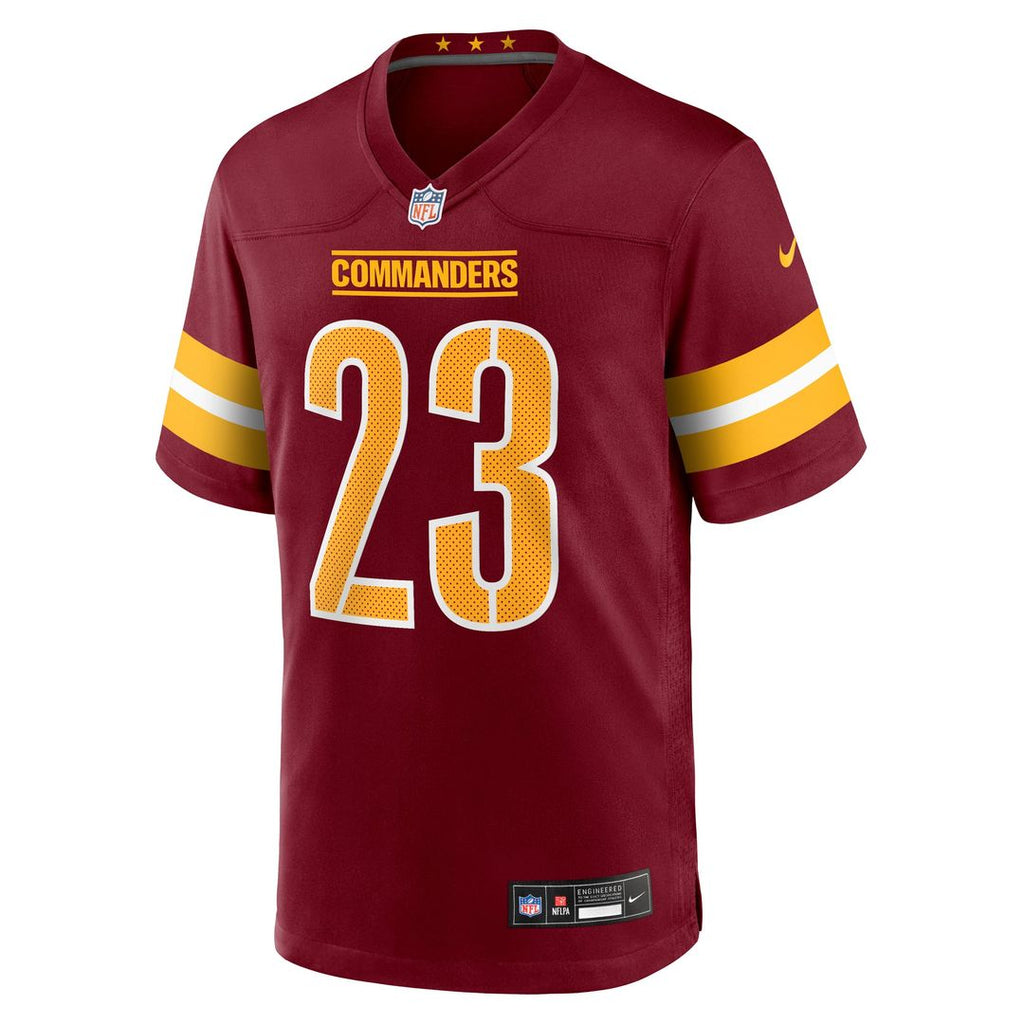 Trey Amos Washington Commanders Game Jersey - Burgundy