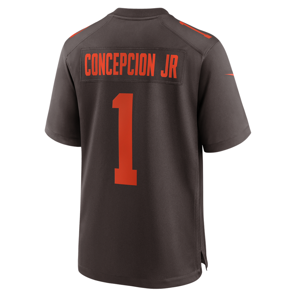 KC Concepcion Jr. Cleveland Browns Game Jersey - White