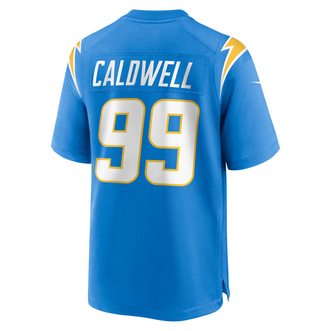 Jamaree Caldwell Los Angeles Chargers Game Jersey - Powder Blue
