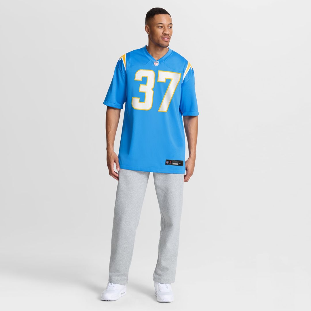 Isas Waxter Los Angeles Chargers Game Jersey - Powder Blue