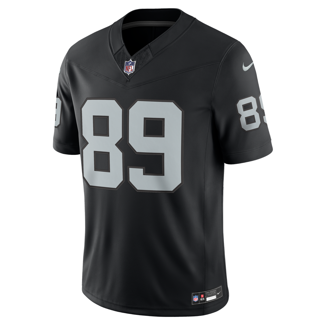 Brock Bowers Las Vegas Raiders Vapor F.U.S.E. Stitched Limited Jersey - White