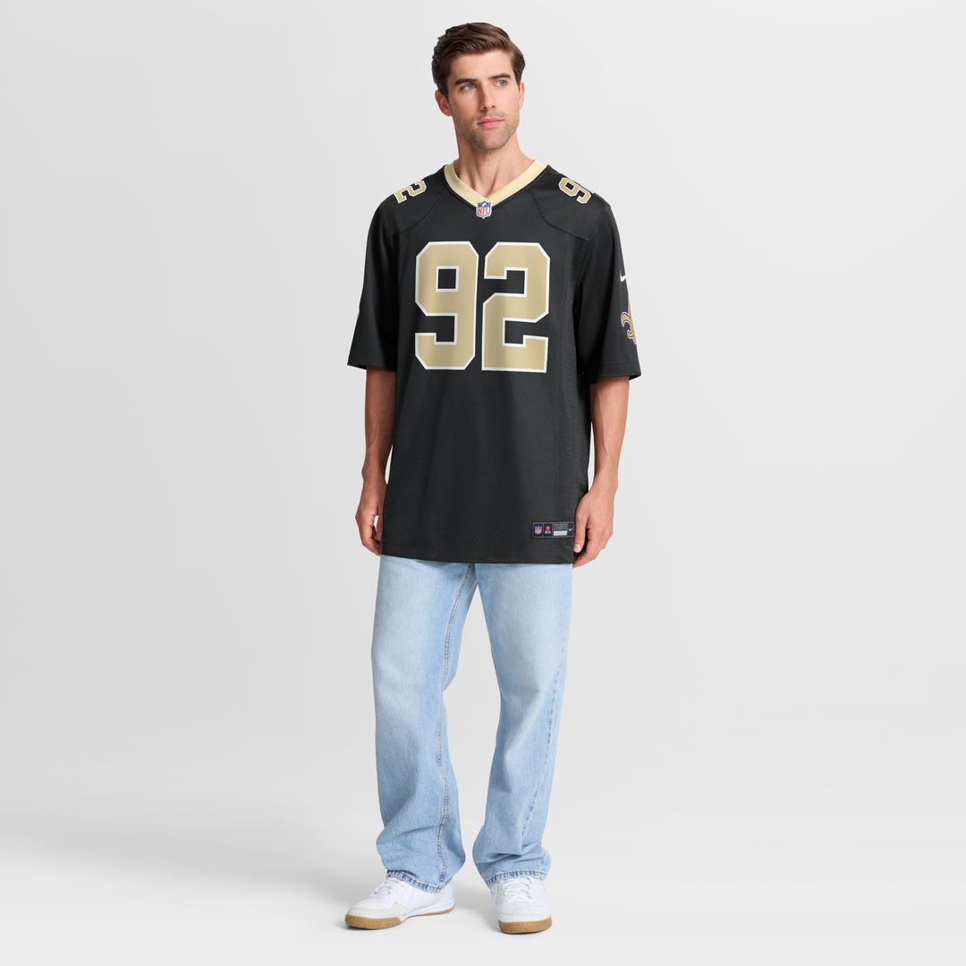 Davon Godchaux New Orleans Saints Game Jersey - Black