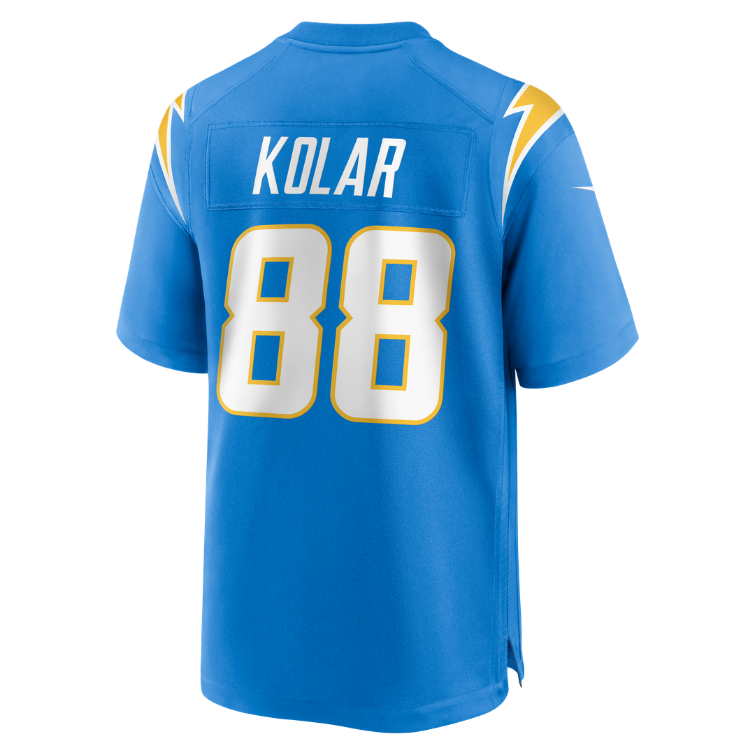 Charlie Kolar Los Angeles Chargers Game Jersey - Powder Blue