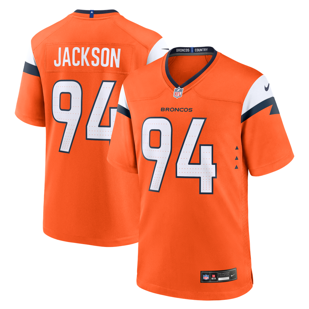 Jordan Jackson Denver Broncos Game Jersey - Orange