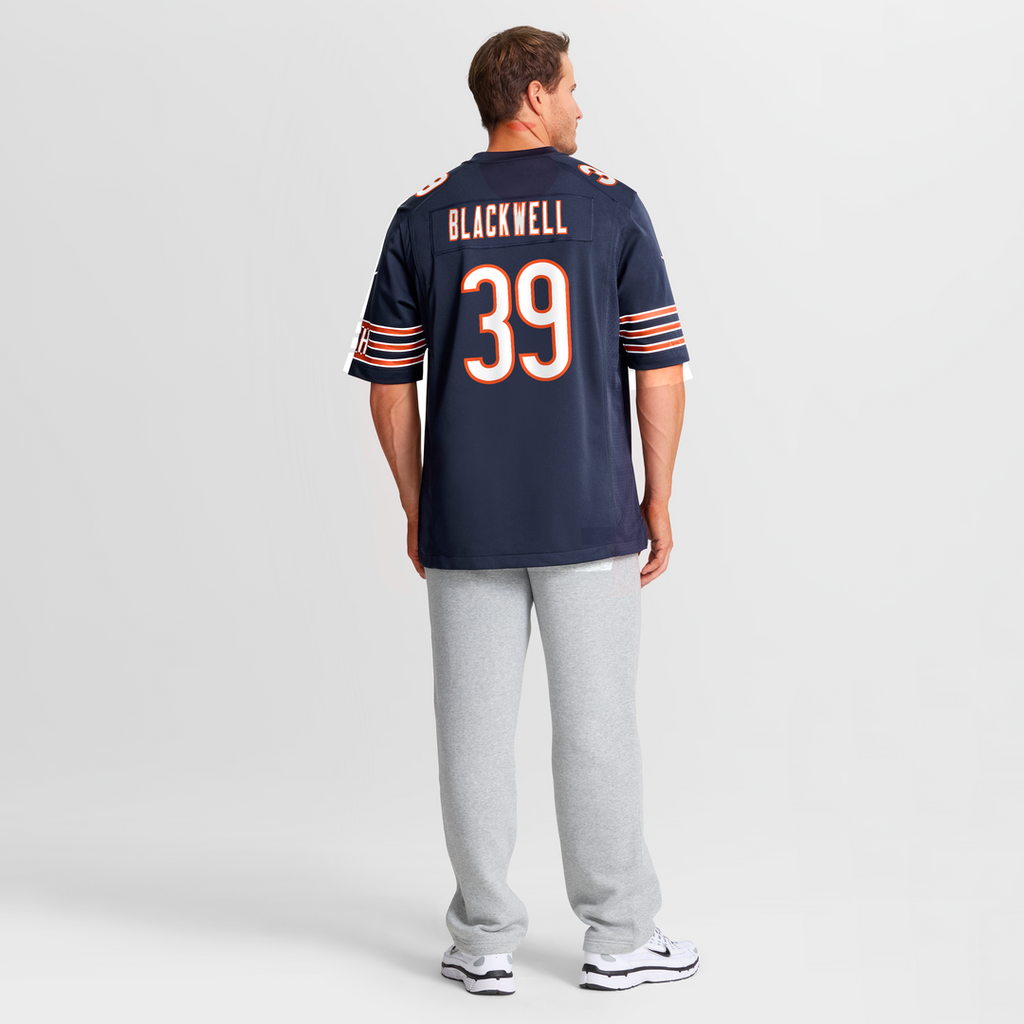 Josh Blackwell Chicago Bears Game Jersey - Navy