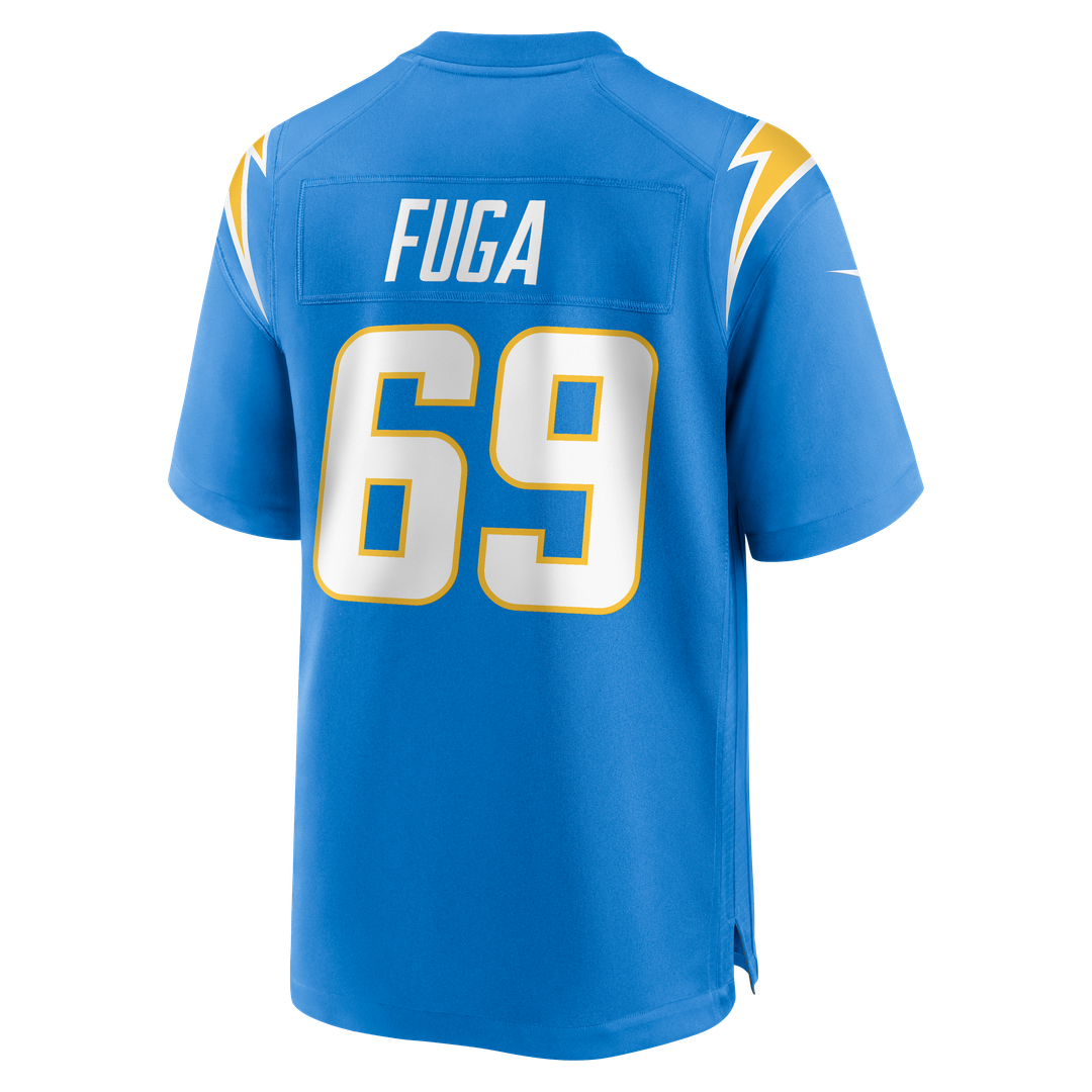 Josh Fuga Los Angeles Chargers Game Jersey - Powder Blue
