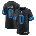 Jahmyr Gibbs Detroit Lions 2nd Alternate Game Jersey - Black