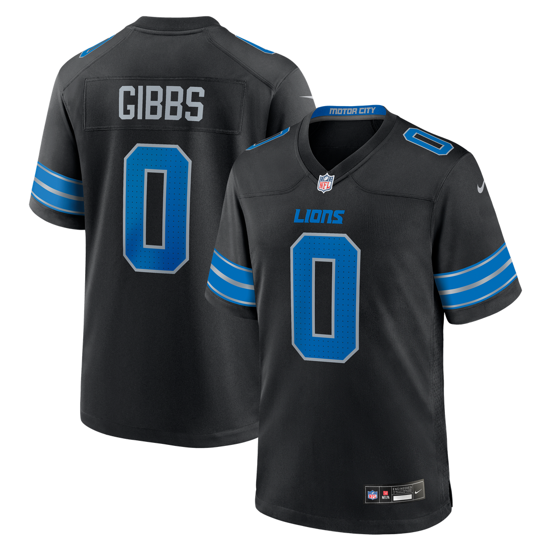Jahmyr Gibbs Detroit Lions Game Jersey - Blue