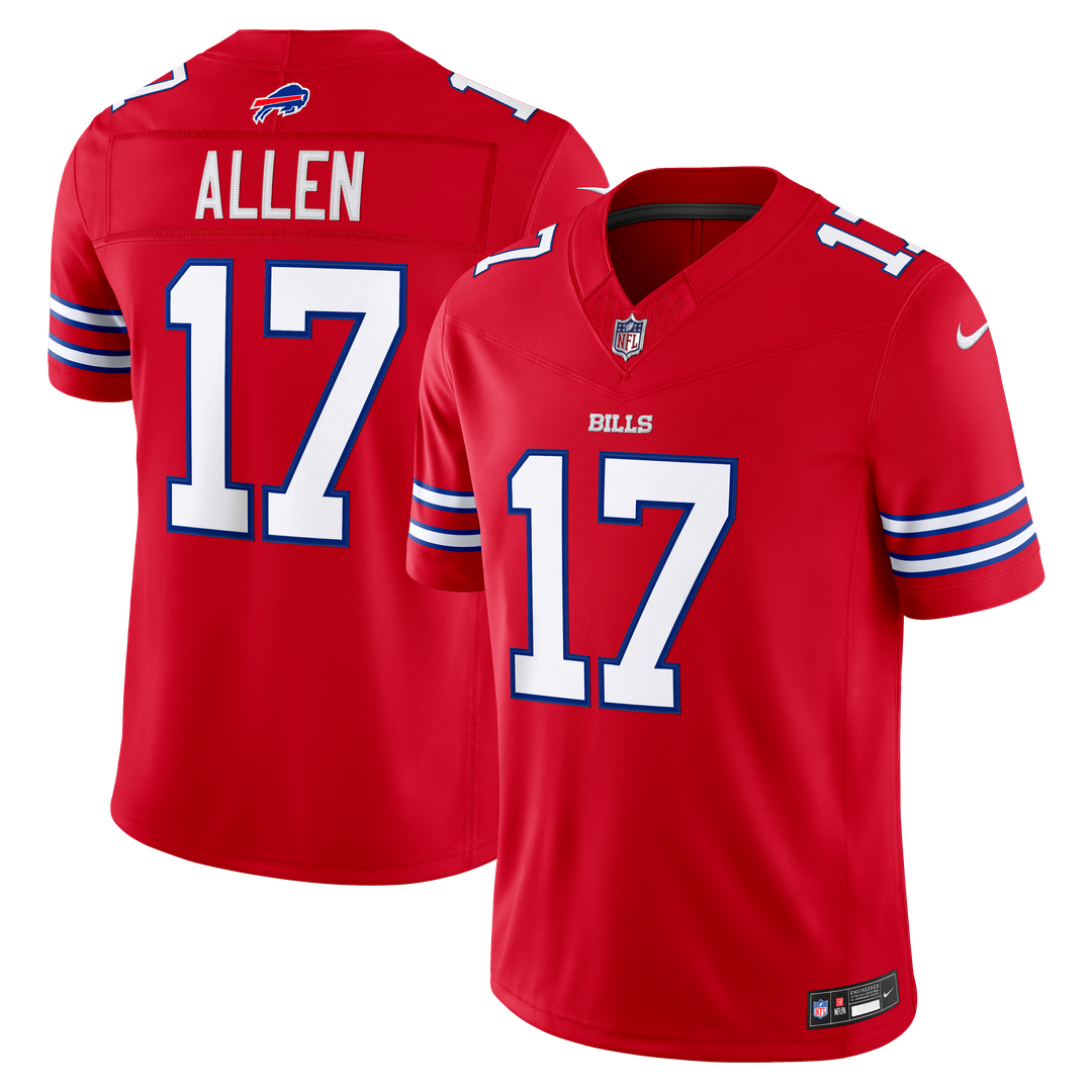 Josh Allen Buffalo Bills Vapor F.U.S.E. Stitched Limited Jersey - White