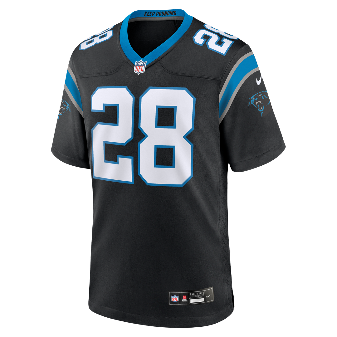 AJ Dillon Carolina Panthers Game Jersey - Black