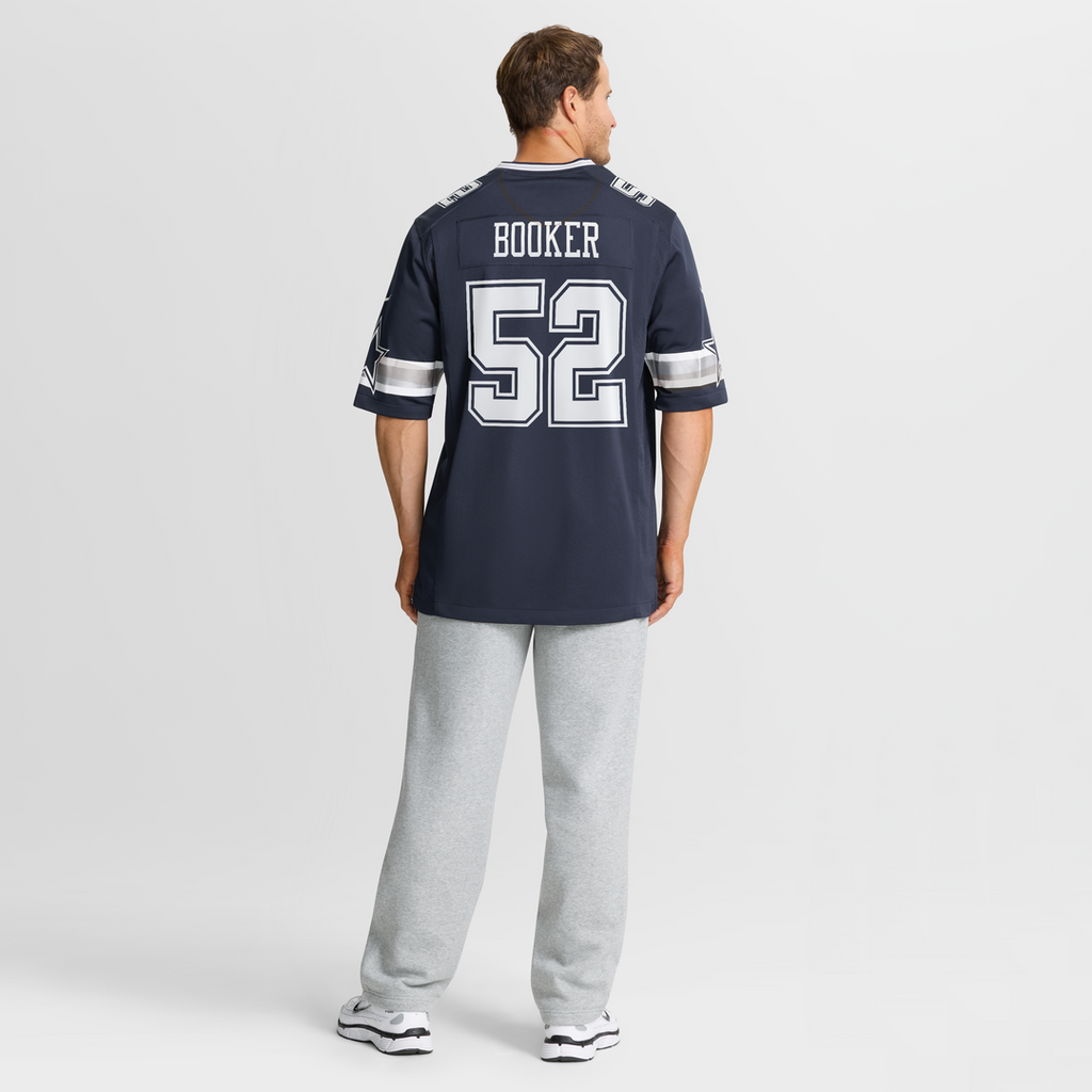 Tyler Booker Dallas Cowboys Game Jersey - Navy