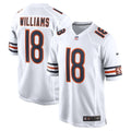 Caleb Williams Chicago Bears First Round Pick Game Jersey - White