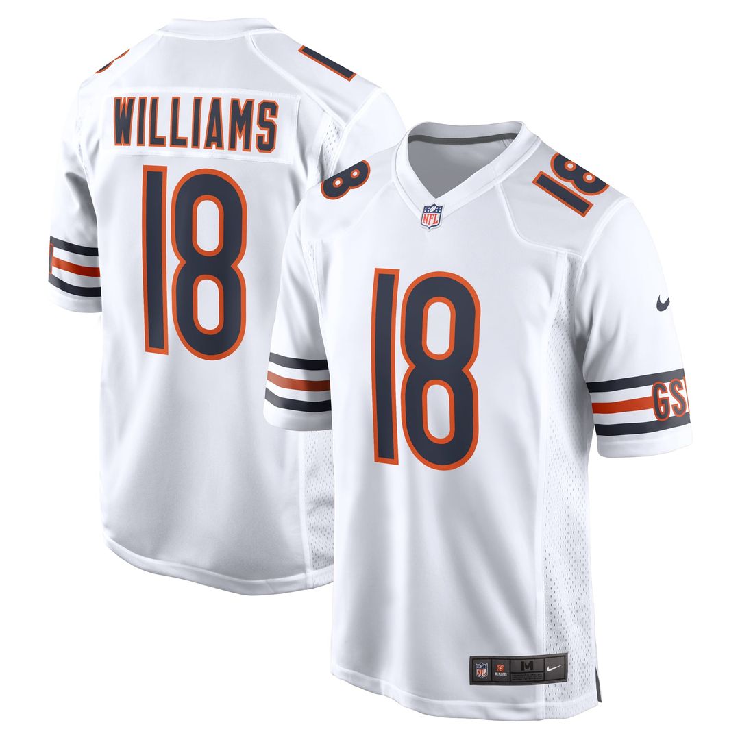 Caleb Williams Chicago Bears Game Jersey - Navy