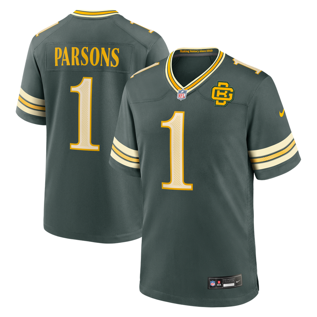 Micah Parsons Green Bay Packers 2026 Rivalries Collection Game Jersey - Green