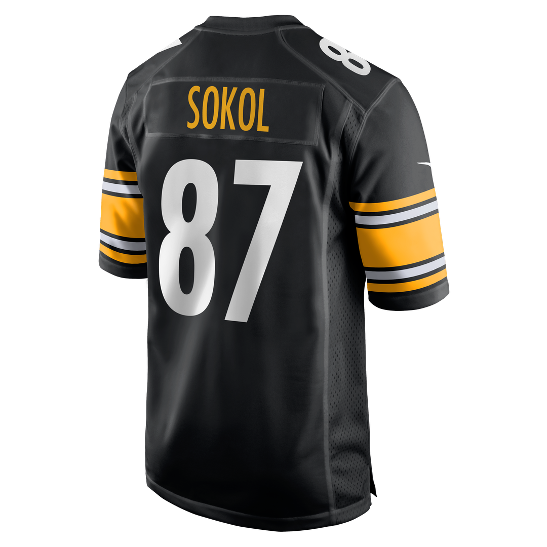 Matt Sokol Pittsburgh Steelers Game Jersey - Black