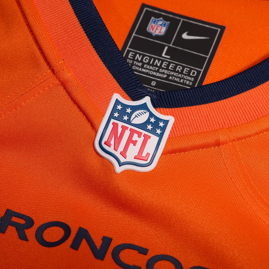 Jahdae Barron Denver Broncos Game Jersey - Orange