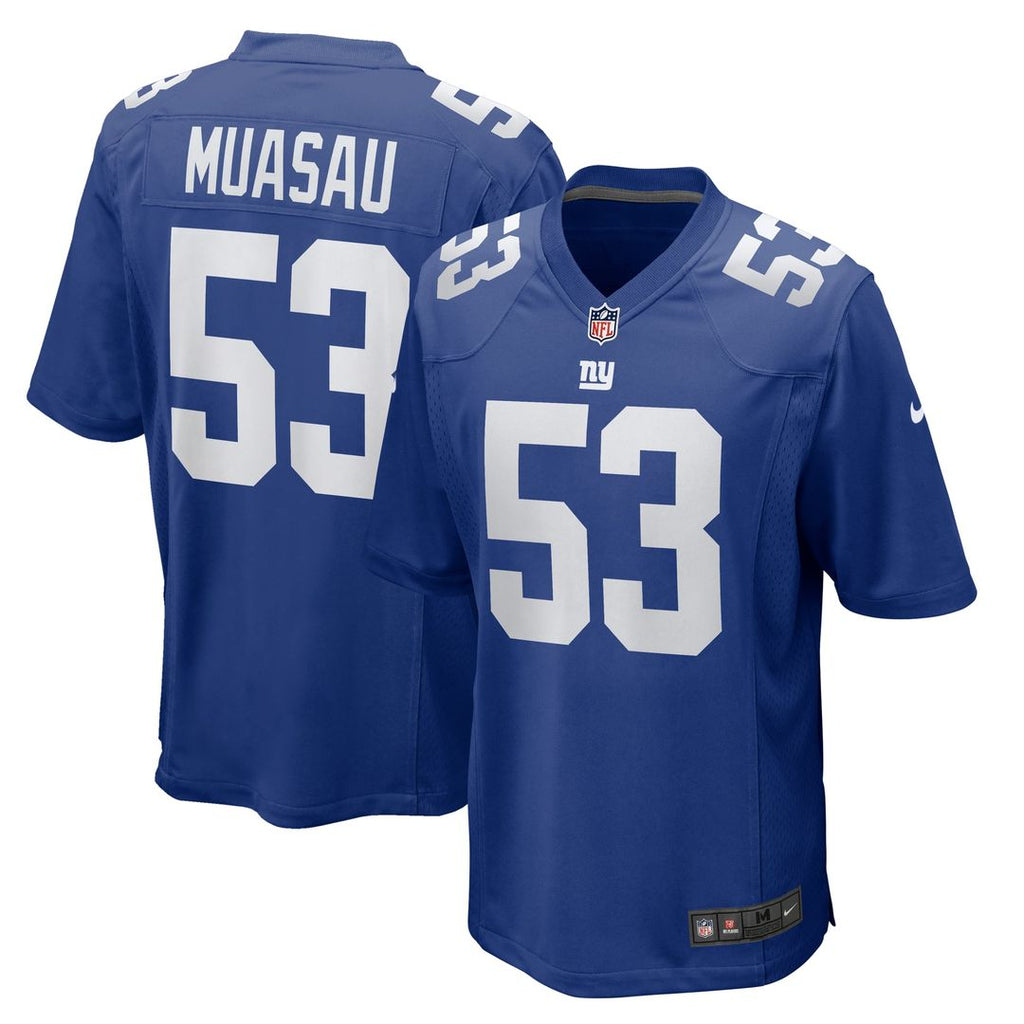 Darius Muasau New York Giants Game Jersey - Royal Blue