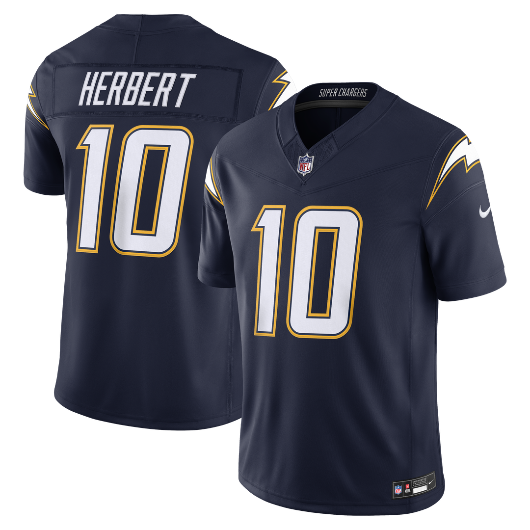 Justin Herbert Los Angeles Chargers Vapor F.U.S.E. Stitched Limited Jersey - Powder Blue