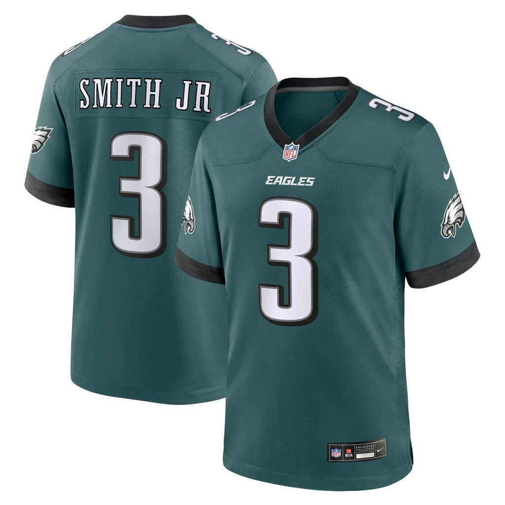 Nolan Smith Philadelphia Eagles Game Jersey - Midnight Green