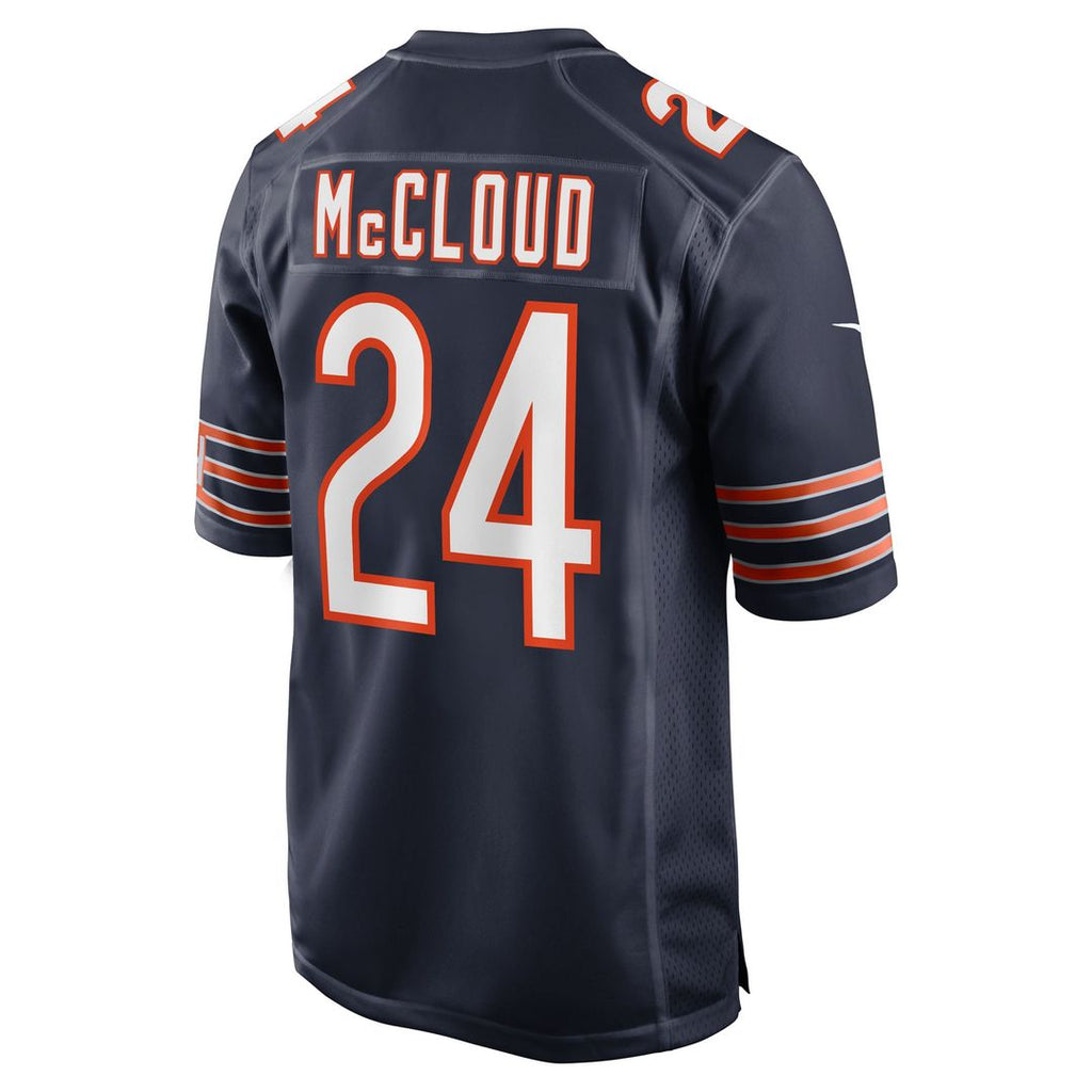 Nick McCloud Chicago Bears Game Jersey - Navy