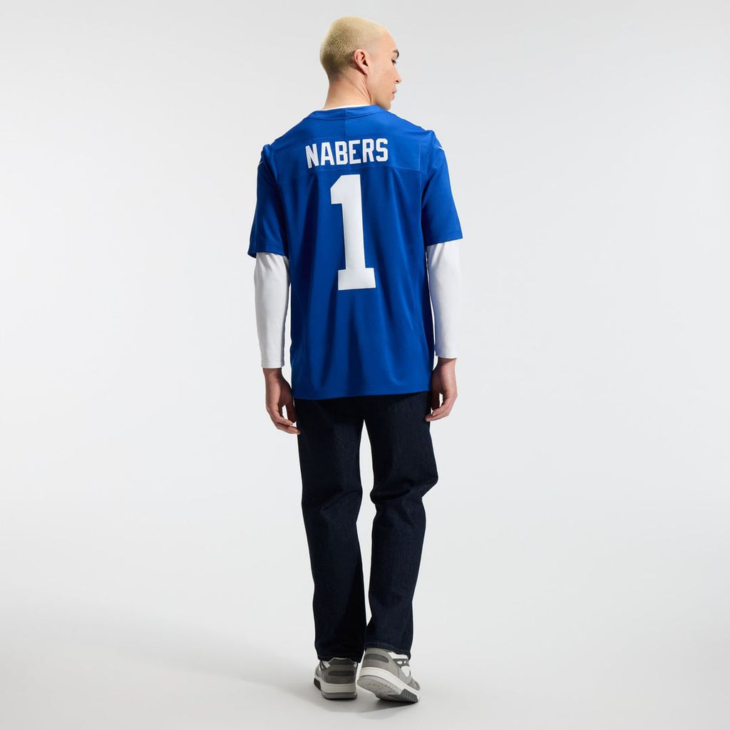 Malik Nabers New York Giants Vapor F.U.S.E. Stitched Limited Jersey - Royal Blue
