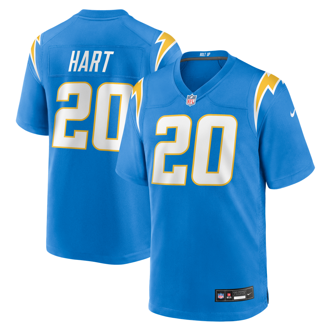 Cam Hart Los Angeles Chargers Game Jersey - Powder Blue