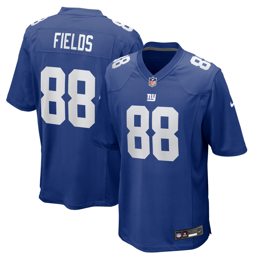 Malachi Fields New York Giants Game Jersey - Royal Blue