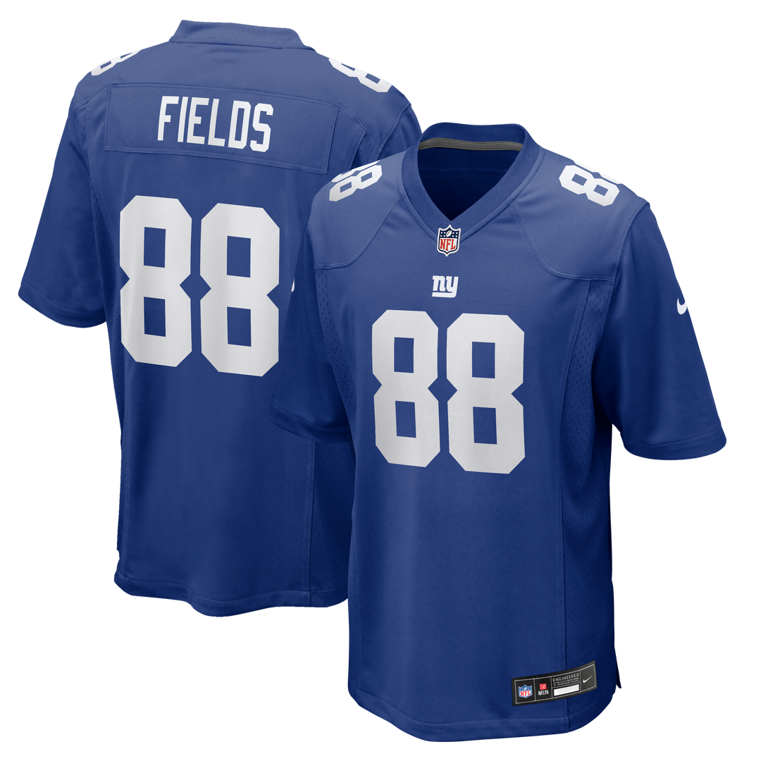 Malachi Fields New York Giants Game Jersey - Royal Blue