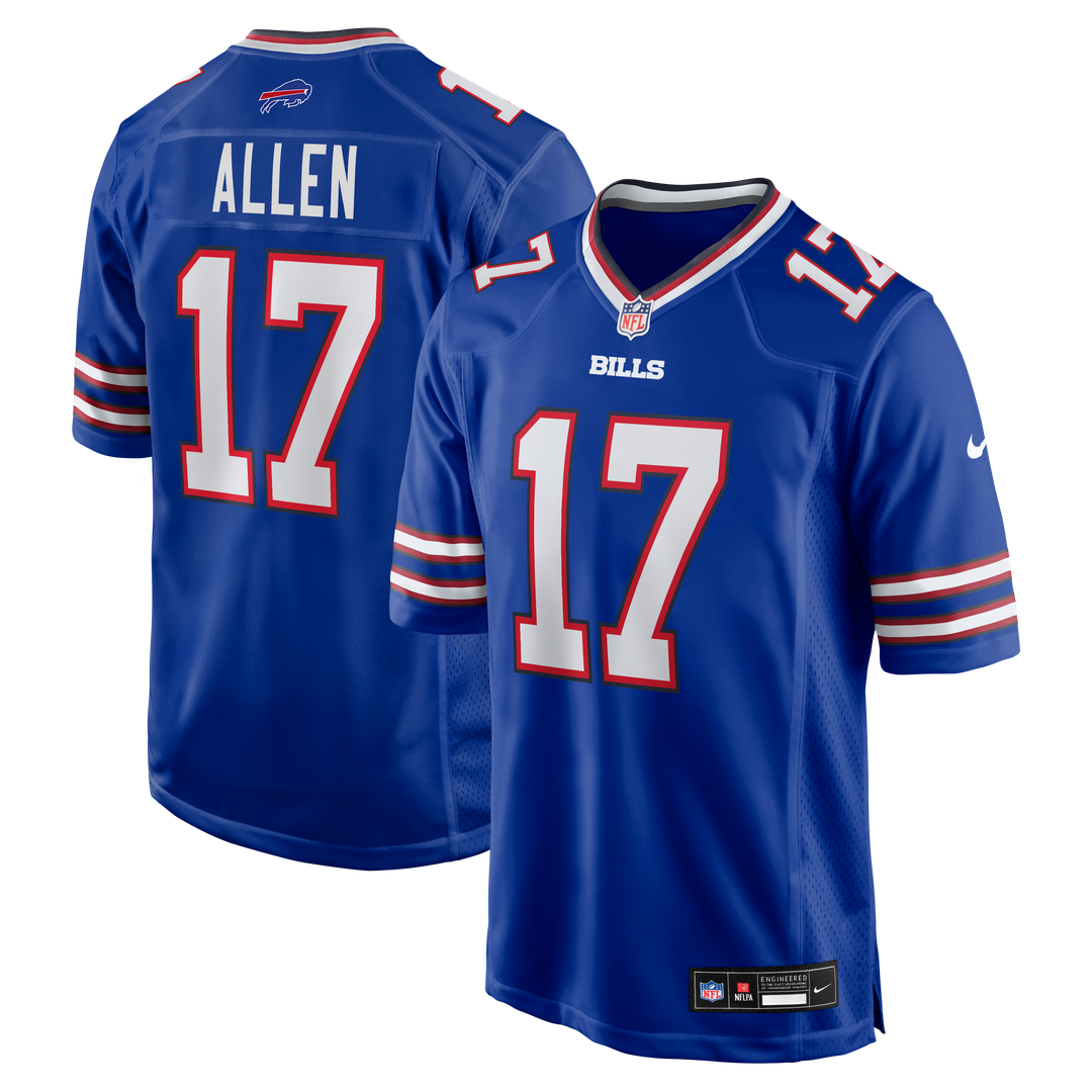 Josh Allen Buffalo Bills Nickel City Game Jersey - Gray