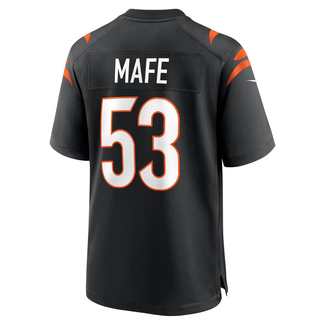 Boye Mafe Cincinnati Bengals Game Jersey - Black