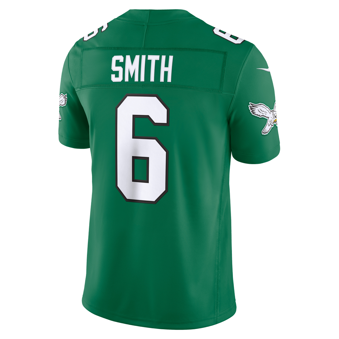 DeVonta Smith Philadelphia Eagles Vapor F.U.S.E. Stitched Limited Jersey - Midnight Green