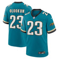 Foye Oluokun Jacksonville Jaguars Prowler Throwback Game Jersey - Teal