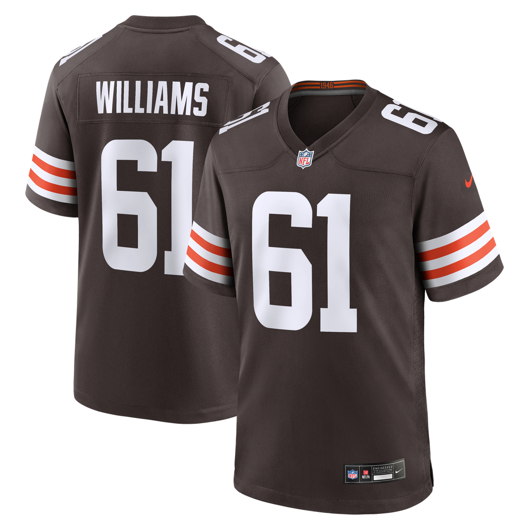 Chris Williams Cleveland Browns Game Jersey - Brown