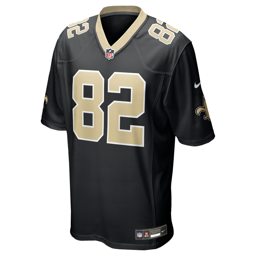 Bob Pollard New Orleans Saints Game Jersey - Black