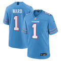 Cameron Ward Tennessee Titans Game Jersey - Light Blue