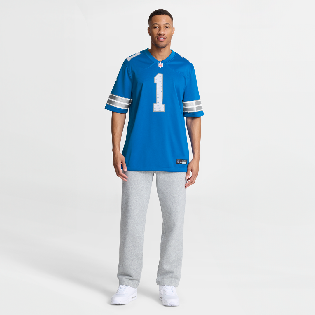 Jameson Williams Detroit Lions Game Jersey - Blue