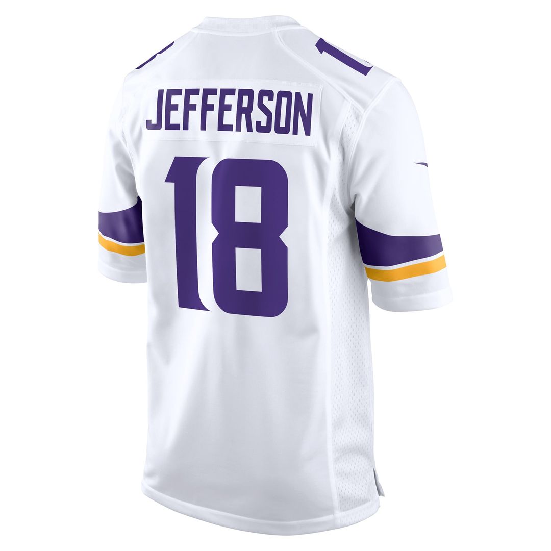Justin Jefferson Minnesota Vikings Game Jersey - Purple
