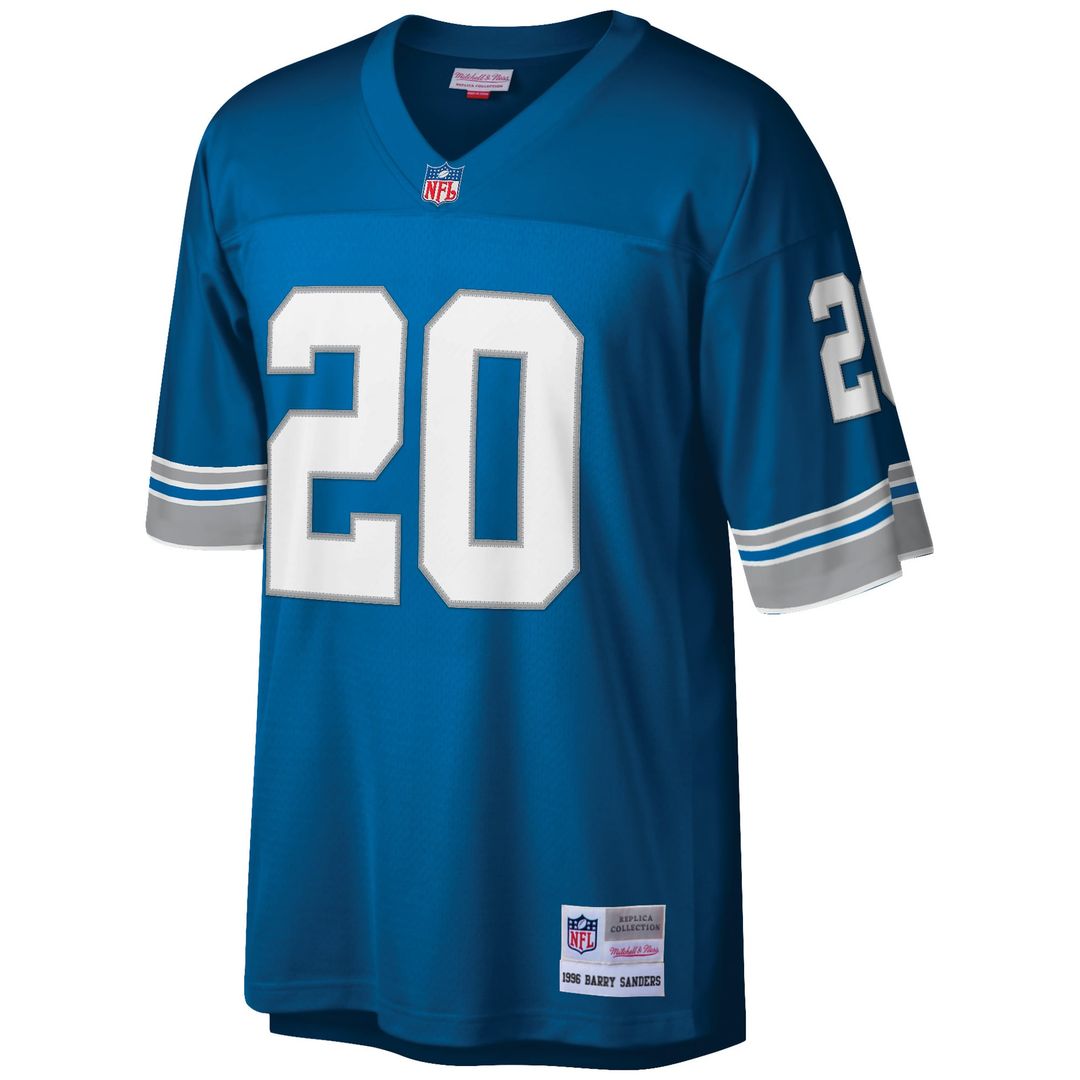 Barry Sanders Detroit Lions Big & Tall 1996 Replica Jersey - White