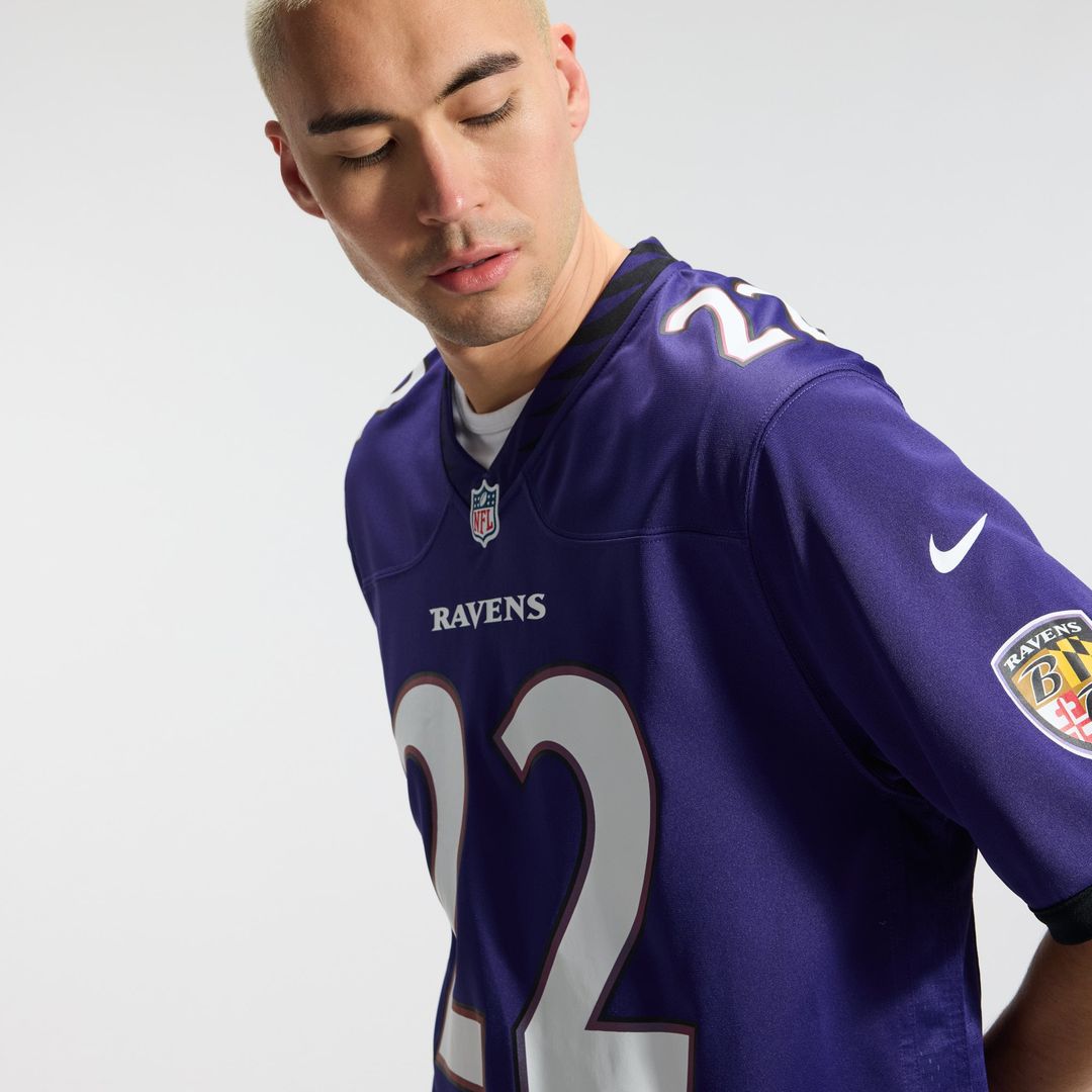 Derrick Henry Baltimore Ravens Game Jersey - Purple