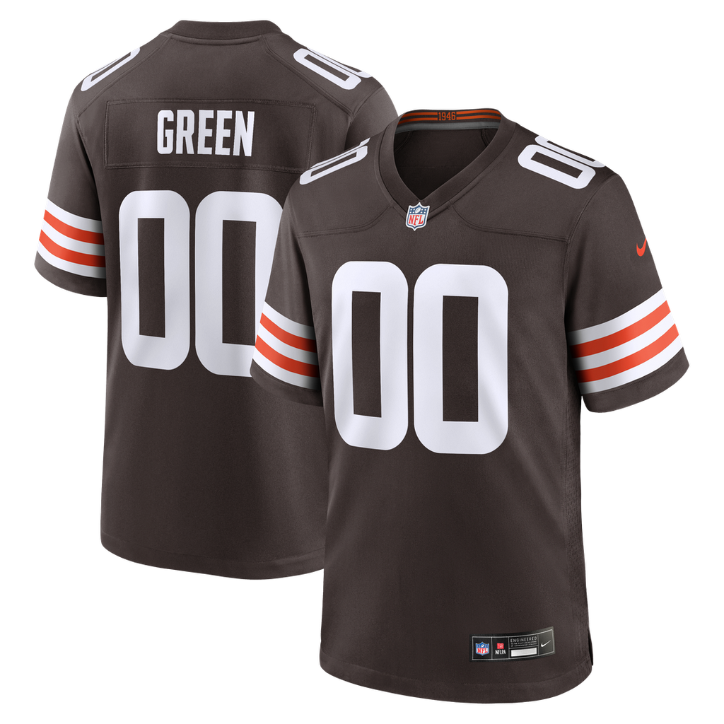 Taylen Green Cleveland Browns Game Jersey - Brown